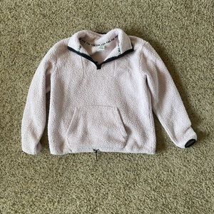 PINK Sherpa Pullover